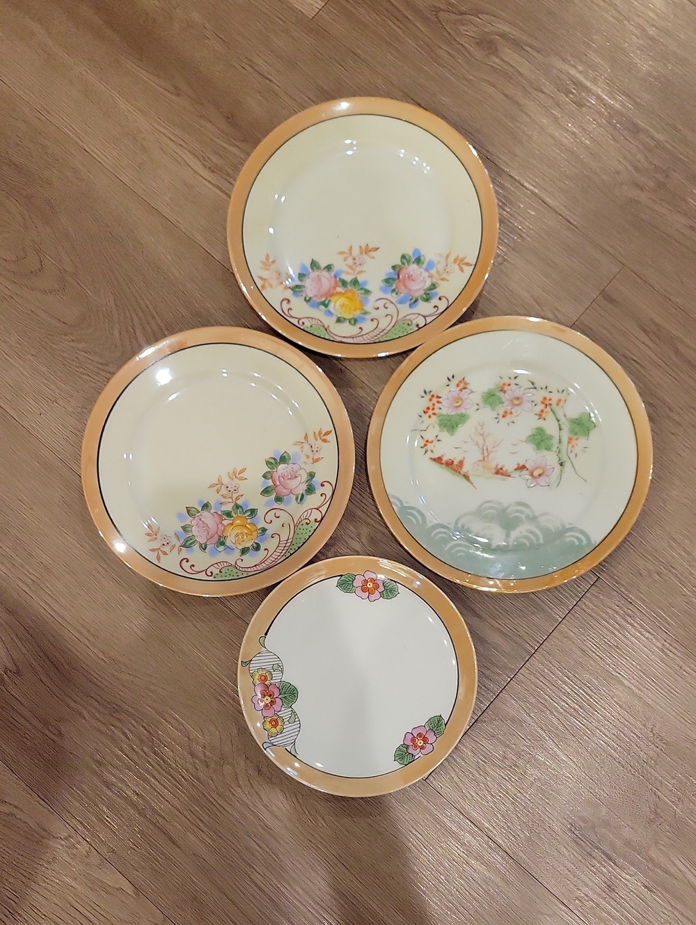 Vintage Japan Asian Plate Bundle
